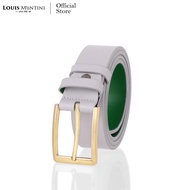 Louis Montini (BURANO) เข็มขัดผู้ชาย เข็มขัดหนังวัวแท้  Mens Belt MGN183
