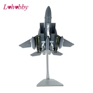 Lohobby 1/100 F 15E Fighter Fighter Aircraft Plane Model Airplane Simulation Fighter Model Toy for H