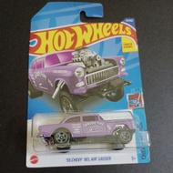 HOT WHEELS 55 CHEVY BEL AIR GASSER TRIASSIC FIVE PINK