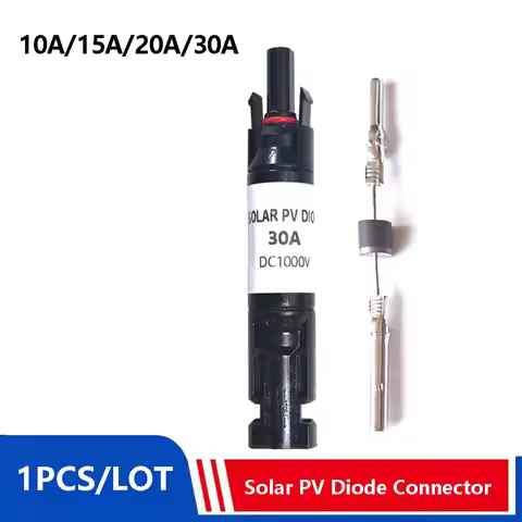 30A 20A 15A 10A Solar PV DC Diode Connector IP68 Waterproof Diodes For PV System Solar Panel Paralle