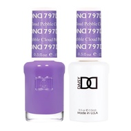 DAISY DND duo - gel polish and nail polish, shades of purple