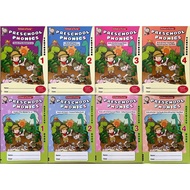 Kohwai & Young - Preschool Phonics ( Book 1-4 ）Textbook & Activity Book