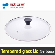 Kitchen Art Frying pan wok pot Tempered glass Lid (20,26,28,30cm)