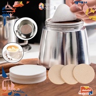 🔥พร้อมส่ง🔥 กระดาษกรองกาแฟ กระดาษกรอง สำหรับ หม้อต้มกาแฟ Moka Pot Paper Filter โมก้าพอท กรองกาแฟ กรองผงกาแฟ กาแฟบด 100แผ่น/200แผ่น