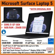 Microsoft Surface Laptop 5 (1 YEAR WARRANTY T&C) 13.5 inch Touchscreen Core i5 /i7 (12th Gen) WIN 11