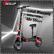 Skuter Listrik SEALUP Q18 SUV Dewasa exotic Skuter Elektrik lipat 1000W 500W anak duduk Sepeda Skute