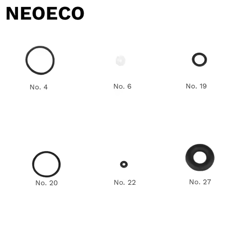 5pcs/pack Seal Ring O-rings for NCT-130 Series Airbrush Accessories Backup Parts for NEOECO NCT-130 