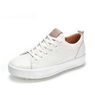 Ecco Ladies Casual Shoes Cow Leather Lace-Up Flat Outdoor Golf Shoes 4MNG*--*