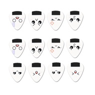12 colored guitar pick accessories, electric guita 12 Pieces colored guitar pick accessories electri