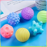6pcs Rubber Baby Tactile Senses Toys Training Massage Touch Hand Ball Newborn Multi Soft Ball