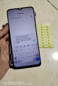 lcd touchscreen oppo a16 asli ori original copotan cabutan normal