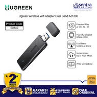 Ugreen AC1300 Wifi Adapter Dongle Dual Band for PC Laptop 50340