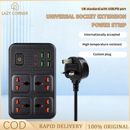 Socket Heavy Duty Extension Plug Universal Socket Multi Power Plug Extension Socket