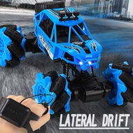 Stunt Lateral Drift Remote Control Vehicle Electric Toy Adults Rotation Gesture Induction Climbing RC Cars Off Road Toys for Boys Gift Cool 4x4 4wd Kids Girls Children Mountain Car Monster Truck Play Vehicles 3-4 5 6 7 8 9 Years Old Gift Budak Anak Mainan