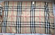 Burberry 格紋羊毛真絲圍巾/Burberry Check Lightweight Wool Silk Scarf