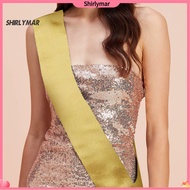 [In Stock]  Party Sash Blank Solid Color Costume Accessory Fabric Bride Shoulder Strap Wedding Award