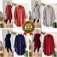 Promo BAJU ATASAN WANITA TERBARU FISA TUNIK TUNIC KATUN MUSLIM TERBARU