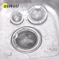 ASWELL Stainless Steel Bathtub Shower Stopper Drain Filter