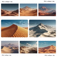 Custom wallpaper mural Desert rock background with natural scenery, decoration for Gobi magazine pho