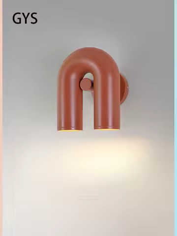 Led Wall Lamp U-shaped Background Beside Light Designer Minimalist Lighting Living Room Sofa Nordic 
