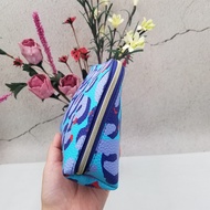Estee Lauder 18 new autumn blue leopard clutch bag pu cosmetic bag waterproof storage bag counter gift bag