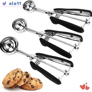 ELO 1/3PCS Cookie Scoop Set, Ice Ball Maker with Comfort Handle Ice Cream Scoop, Easy To Clean 304 S