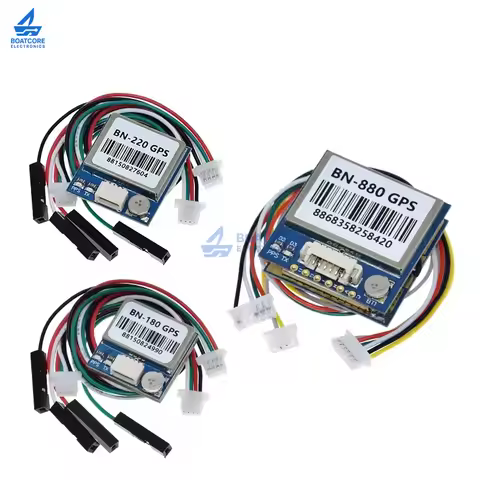 1PCS BN220 BN180 BN880 GPS-GPRS Module DC 3.0V-5.0V TTL Level Dual Antenna Module Built-in Flash BN-