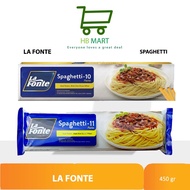 La Fonte Spaghetti-10 Pasta 450 gram / LA FONTE SPAGHETTI 11 450 gr