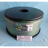 TRANSPARENT CABLE 2 X 80 300Y / BOBIN 1 ROLL VOLTA