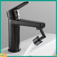 (DAISYG) 720° Black Flexible Faucet Extender Bendable Kitchen Sink Tap Spray Head