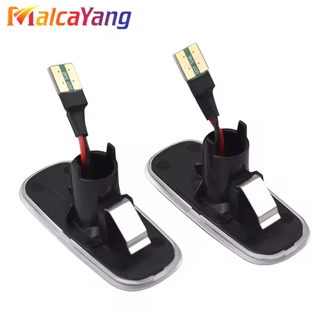 2pcs For Audi A3 A2 8L A4 B5 A6 4B C5 A8 4D TT 8N LED Dynamic Side Marker Light Turn Signal Light In
