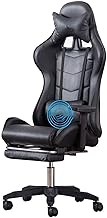 office chair E-sports Chair Racing Style Computer Chair Gaming Chair Ergonomic Armrest Seat Liftable Office Chair Desk And Chair Chair (Color : All Black) needed Comfortable anniversary
