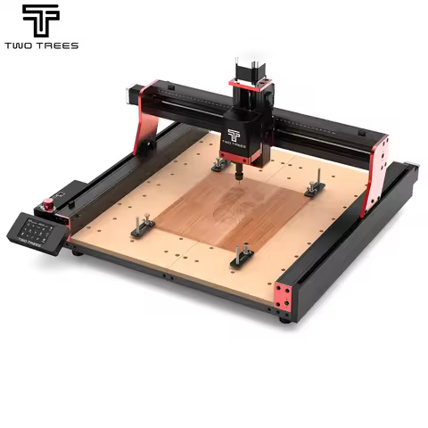 TWOTREES TTC450 Pro Precision CNC Router, 0.0025mm Accuracy Aluminum-Steel Frame CNC Milling Machine