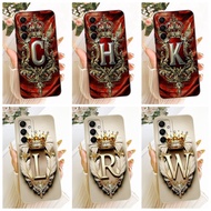 For Samsung A16 5G Case Cover Luxury Fashion A-Z Letters 2D Painted Phone Case A166B A166P A166E