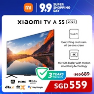 【NEW】Xiaomi TV | A 55 Inch 2025 | 4K UHD | LED Display | 60Hz MEMC | Google TV | Google Assistant Bu