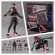 Miles Practice Spider-Man Hand-Made Movie Model Movable Joint Toy Decoration Get Birthday Gift for Boy Free