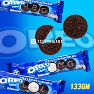 Original Oreo sandwich Biscuits Oreo Cream-Filled Original 133g