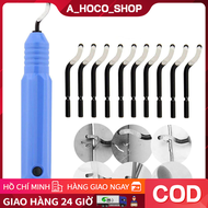 Bộ Dao Cạo Bavia Dụng Cụ Gọt Bavia NB1100 chuyên Gọt Bavia ống đồng Nhômsắt TẶNG Kèm 10 Lưỡi Dao
