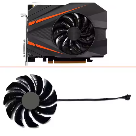 87MM T129215SU PLD09210S12HH 4PIN Fan Replace For Gigabyte Geforce GTX 1080 GTX1070 1060 1050 Ti fan