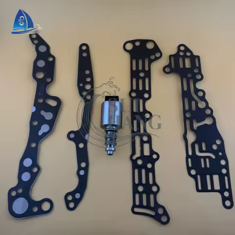 DQ400 0DD Automatic Transmission Valve Body Overhaul Kit, Includes 5 Gaskets + Solenoid 0DD325477B, 
