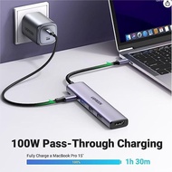 Ugreen Adapter 7In1 Type C Usb Hub Hdmi Ethernet 100W Usb 3.0 Macbook