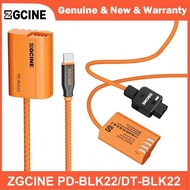 ZGCINE USB-C PD to BLK22 & D-Tap to BLK22 Dummy Battery Cable with Braided Wire 60cm for Panasonic G