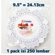 9.5" Round Grade Paper Doilies Lace Cake Doyleys Doyleys Dolley 9.5 Doyleys Doyley Doyleys Paper