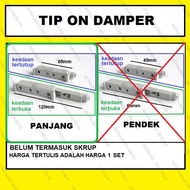 Push To Open Tip On LONG Push Open 120mm Damper Door Cupboard Drawer