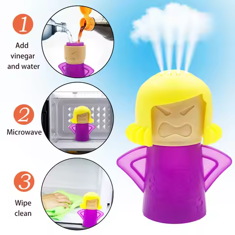 Angry Mama Oven Steam Microwave Cleaner Easily Cleans Microwave Oven Steam Cleaner Appliances Microw