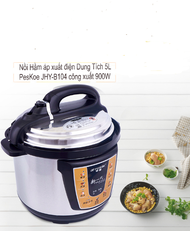Nồi áp suất điện 5L Peskoe JHY-B104 Công Suất Lớn 900W nồi áp suất điện tử