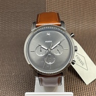 [Original] Fossil FS5582 Neutra Chronograph Amber Leather Brown Analog Round Men Watch