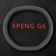 For Xpeng G6 2023 G6Pro Max Suede steering wheel cover Car wheel cover