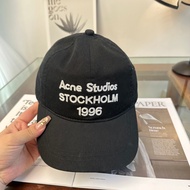 Acne Studios Stockholm baseball cap is a minimalist, high-end versatile sun hat dgq