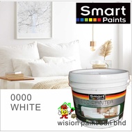 0000 WHITE 7L ( 7LITER ) SMART PAINT ( ECO-PAINTER ) INTERIOR EMULSION PAINT / CAT DALAM MATT / ECO 
